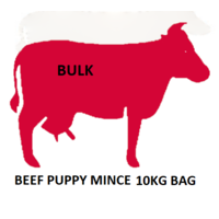 Buddy's Fresh Raw Premium Beef Mince for PUPPIES - 10 KG BAG
