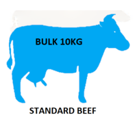 Buddys Fresh Raw Beef Standard Coarsely Minced 10KG BAG