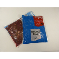 Eco Pet Premium Fresh  Kangaroo 1KG Diced "Preservatives Free"