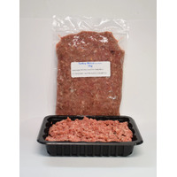 Fresh Raw Human Grade BM Turkey Mince with bone 1kg