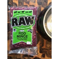 Fresh Raw Premium Kangaroo Mince 800gm - 6% Fat - Bulk Buy 25 & Save 2.5%