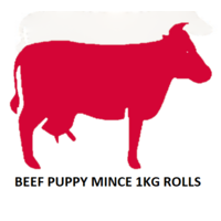 Buddy's Fresh Raw Beef Mince for Puppies - 25% Fat 1kg Roll