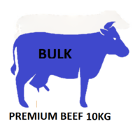 Fresh Raw Beef - Coarsely Diced 10KG