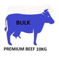 Beef PREMIUM - Coarsely Minced or Diced 10KG BAG