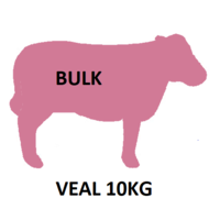 Buddy's Fresh Raw Veal Coarsely Minced 10KG Pack