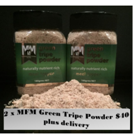 Meals for Mutts Green Tripe Powder 180gm x 2