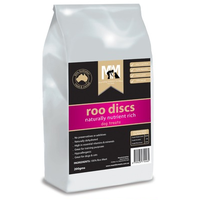 Meals for Mutts Dry Roo Discs Dog Treats Kangaroo 200gm