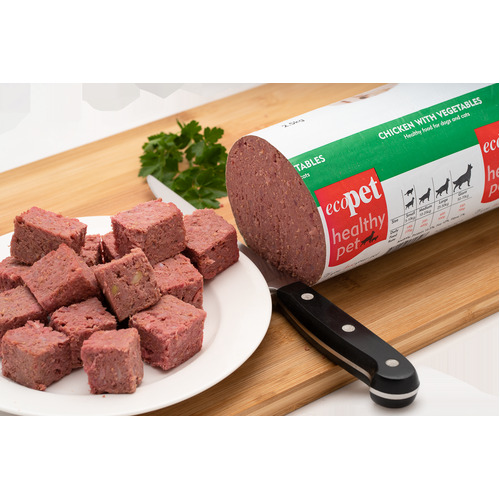 Eco Pet Chicken & Vegetables 2.5kg Cooked Roll