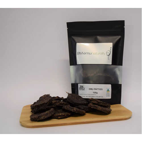 Emu and Blueberry Patties 100gm