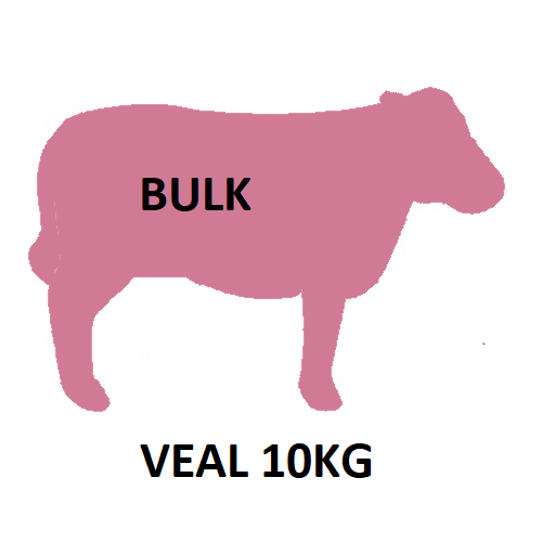 Buddy's Fresh Raw Veal Coarsely Minced 10KG Pack