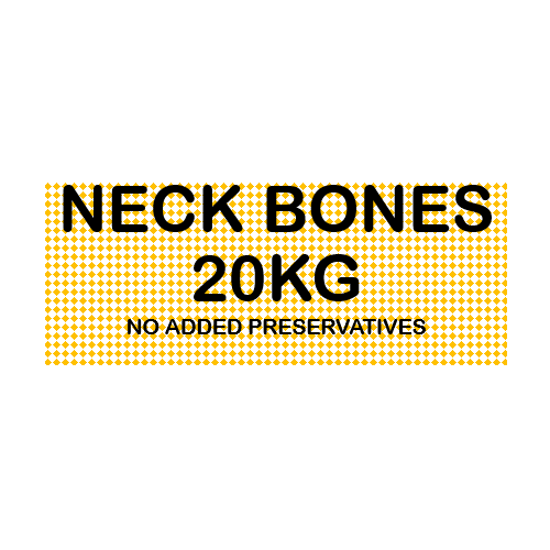 Neck Bones BEEF 20kg Frozen
