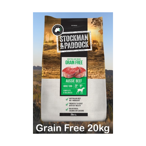 Stockman Paddock Grain Free Beef 20 KG