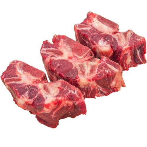 Fresh Raw Beef Neck Bones 3 pack