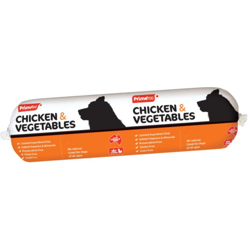 Prime100 Fresh Chicken And Vegetables 3KG Roll