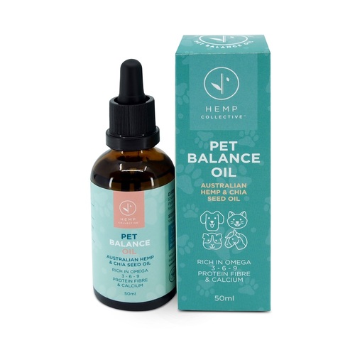 Hemp Collective Pet Balance Hemp Oil + Chia Seed 200ml