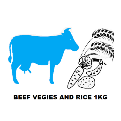 BEEF RICE AND VEGIES 1KG