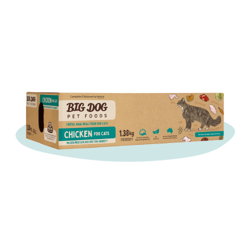 Big Dog Chicken Raw Cat Food 1.38kg 