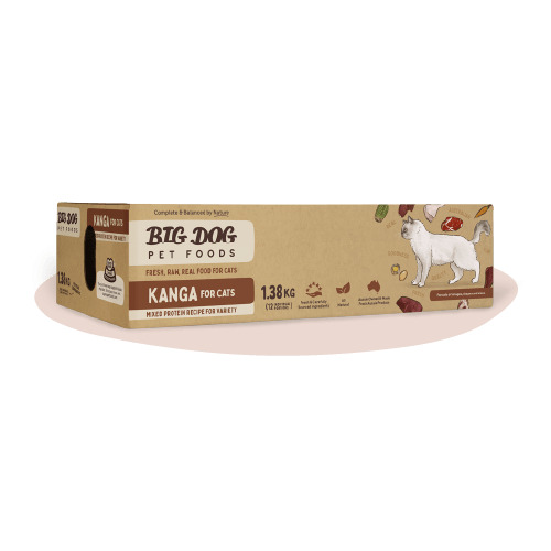 Big Dog Kangaroo Raw Cat Food 1.38kg