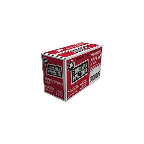 Stockman & Paddock Biscuits Beef 10kg Bulk box