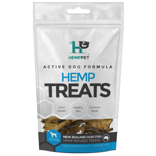 New Zealand Hoki Fish Hemp Infused Treats for Dogs 70g
