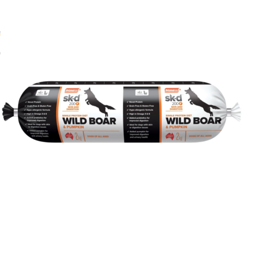 Prime100 Fresh SPD Wild Boar & Pumpkin 2kg Roll