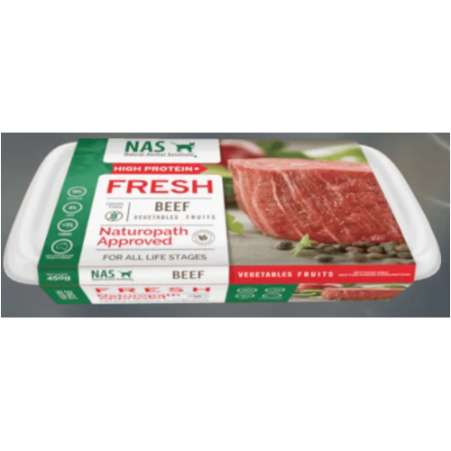 NAS Fresh Raw Beef BARF for Cats 450gm