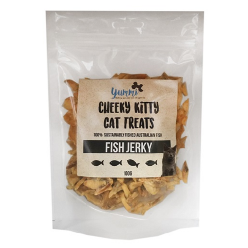 Cheeky Kitty Fish Jerky Treats 100gm