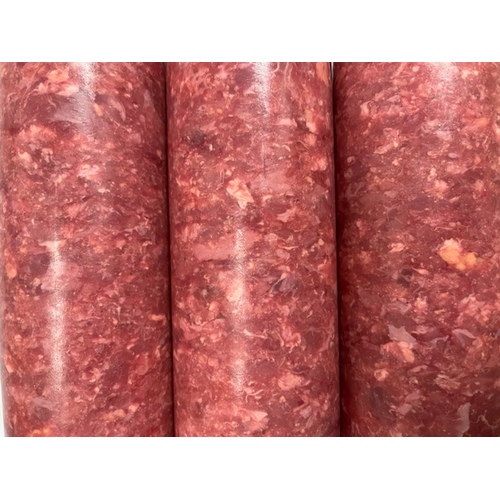 Buddys Fresh Raw Veal Mince - 1kg FROZEN Roll