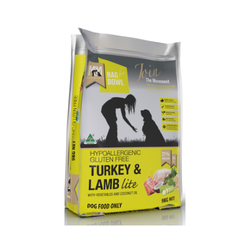 Meals for Mutts Turkey and Lamb Lite Hypoallergenic Gluten Free
